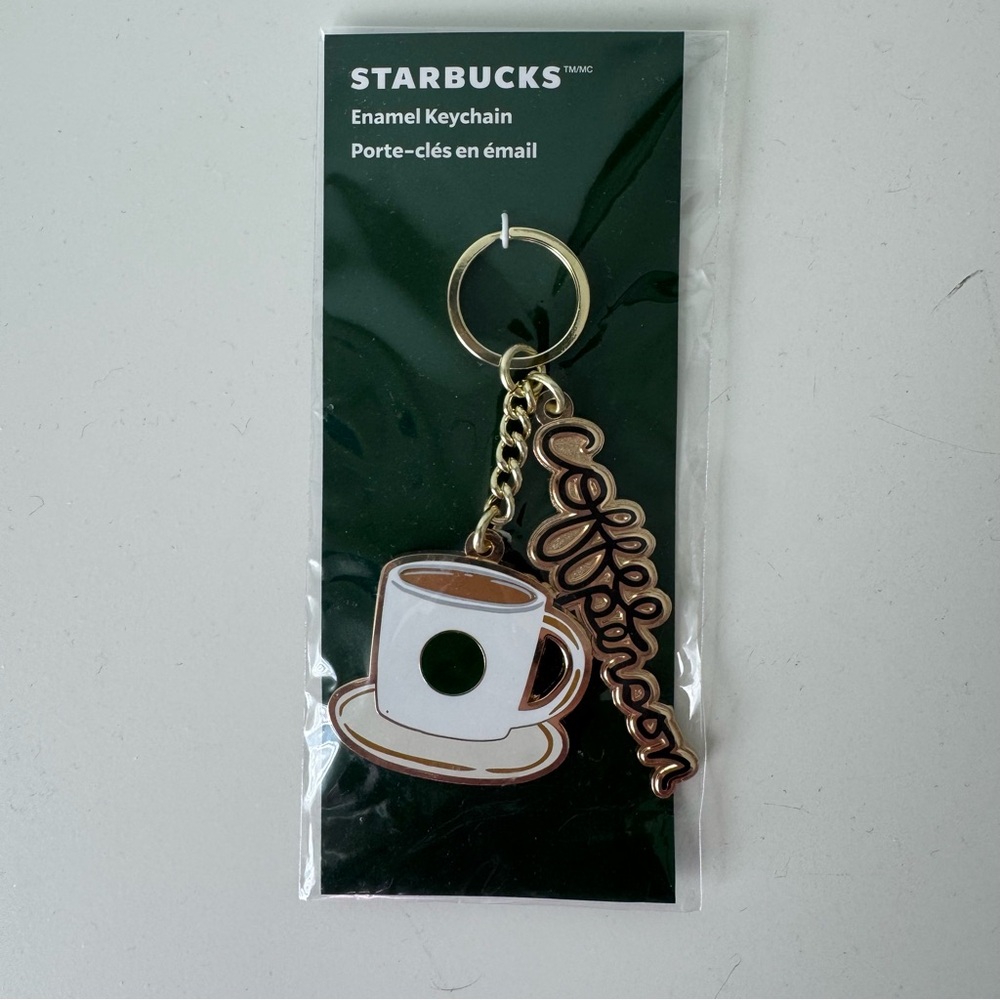 Starbucks Coffee Person Enamel Keychain